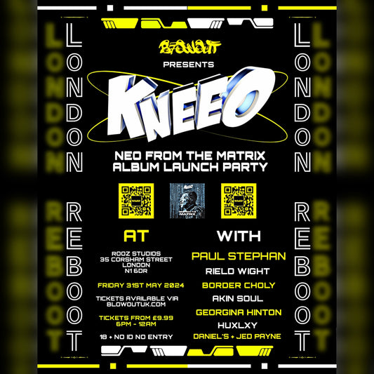 KNEEO NFTM ALBUM LAUNCH PARTY - LONDON REBOOT