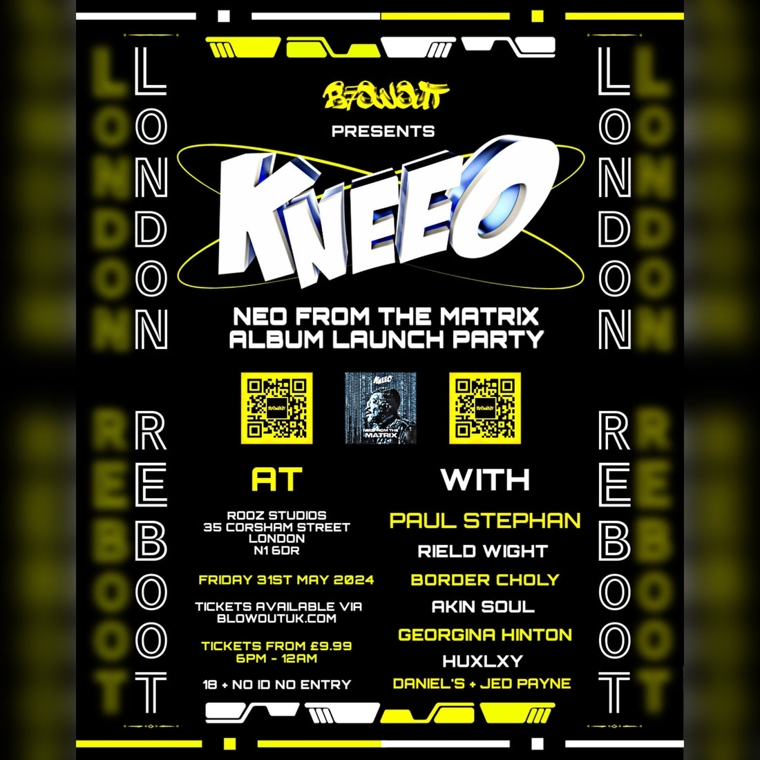 KNEEO NFTM ALBUM LAUNCH PARTY - LONDON REBOOT