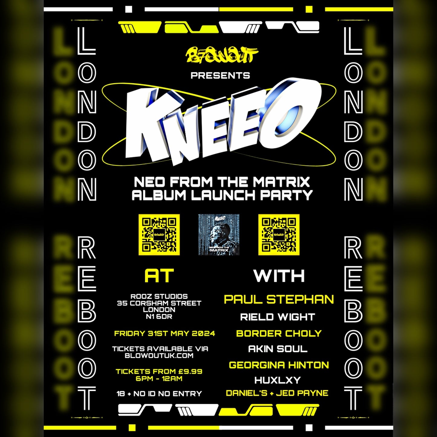 Kneeo NFTM Album Launch Party - London Reboot